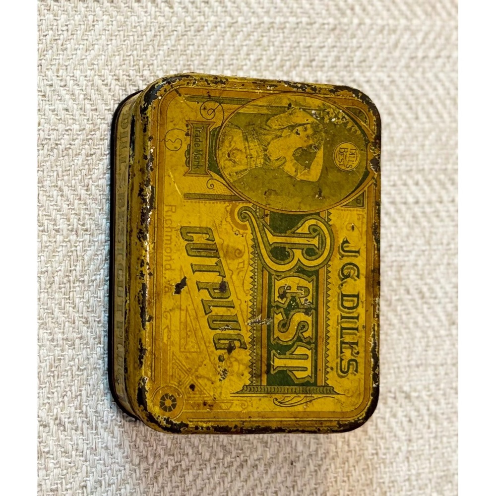 Vintage Tobacco Tin Lot 6pc Old Briar Edgeworth Tuxedo Dills Best Advertising - Picture 8 of 12